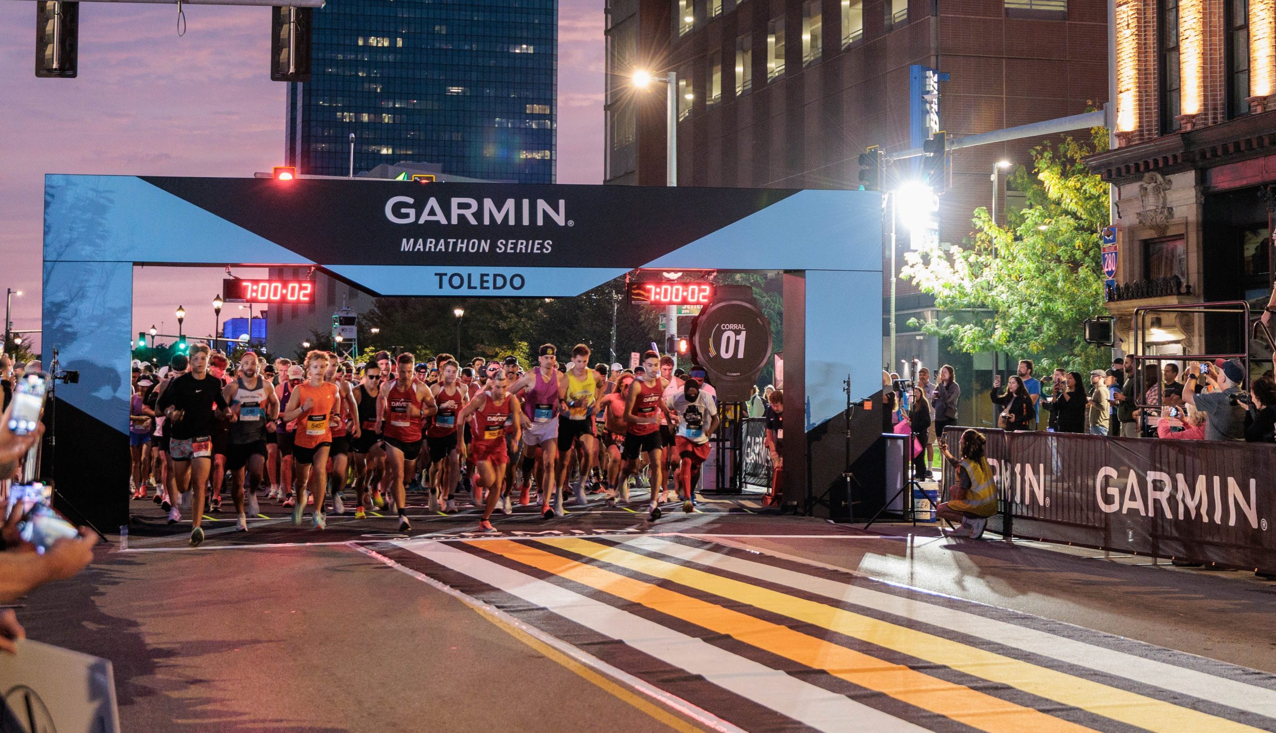 Garmin Toledo Marathon Starting Line